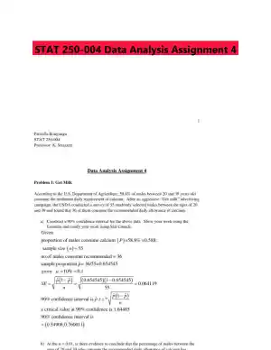 STAT 250-004 Data Analysis Assignment 4