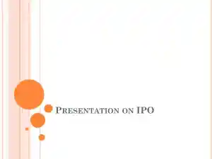 Presentation On IPO
