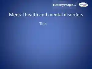 Mental Health And Mental Disorders