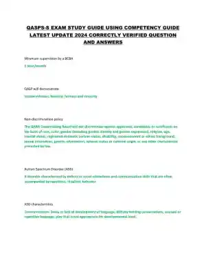 2024 QASPS-S Mental Health Practice Exam With Answers (111 Solved Questions)