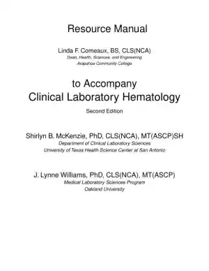 Solution Manual for Clinical Laboratory Hematology, 2nd Edition