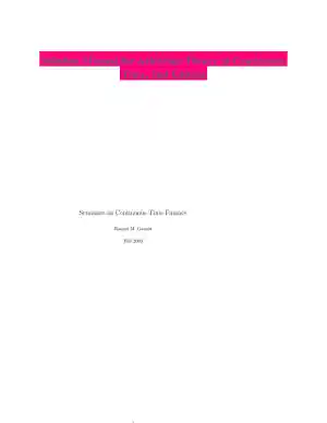 Solution Manual for Arbitrage Theory in Continuous Time, 2nd Edition