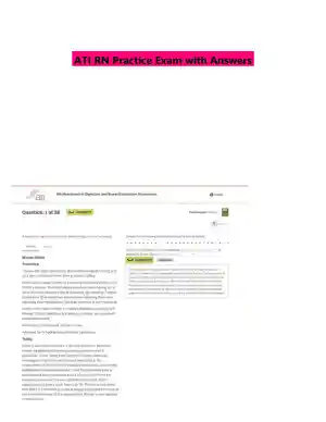 ATI RN Practice Exam with Answers (28 Solved Questions)