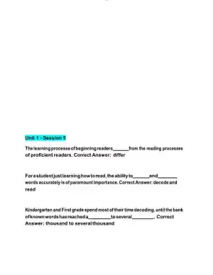 2023 NR601 LETRS Unit 1 Session 5 With Answers (58 Solved Questions)