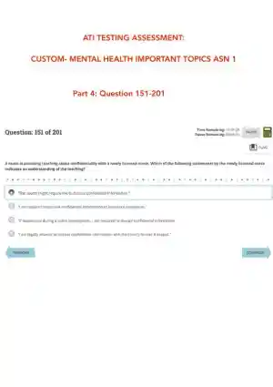 2023 ATI PN Comprehensive Exam with Answers (180 Solved Questions)