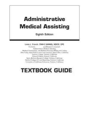 Solution Manual For Administrative Medical Assisting, 8th Edition