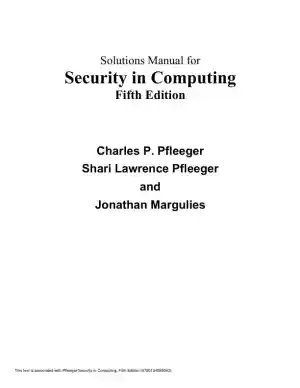 Solution Manual for Security in Computing, 5th Edition