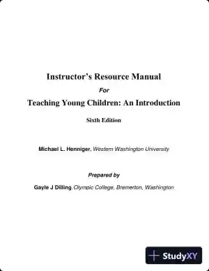 Class Notes for Teaching Young Children: An Introduction, 6th Edition