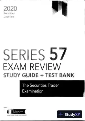 Wiley Series 57 Securities Licensing Exam Review 2020 + Test Bank (2020)