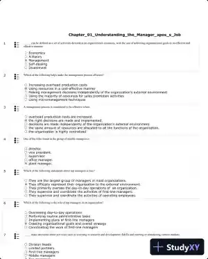 Test Bank For Management for Griffin's Fundamentals of Management, 9th Edition