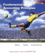 Fundamental Accounting Principles by John J Wild, Ken Shaw, Barbara Chiappetta - Image 1