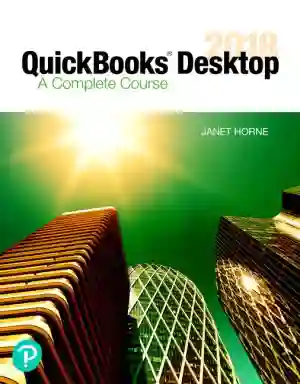 Cover of QuickBooks Online Plus: A Complete Course 2019 by Janet Horne