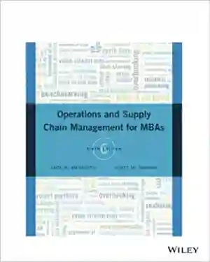Cover of Operations And Supply Chain Management For MBAs by Jack R. Meredith, Scott M. Shafer