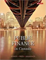 Public Finance In Canada by Harvey S Rosen, Ted Gayer, Jean-Francois Wen, Tracy Snoddon - Image 1